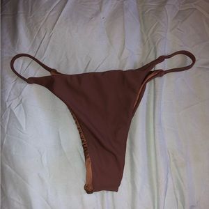 sexy brown swimsuit string bikini bottom xs